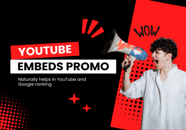 Embed your YouTube Video on TOP 100 Web2 Websites - Embeds