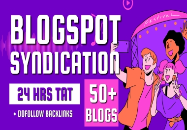 Blogspot Syndication - 50 Blogger posts