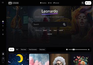 AI Image Generation and Gallery Website