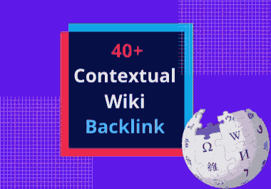 40 Contextual Wiki Backlink for Organic Search Rankings
