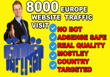 Drive real European google rank website visitors