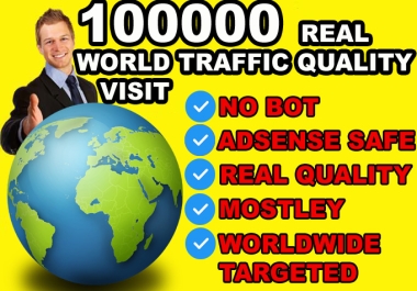 100,000 Worldwide Website Visitors in 30 Days - Real Global Traffic