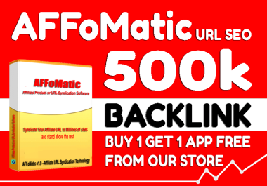 AFFoMatic - Product URL SEO and Backlink Builder Software
