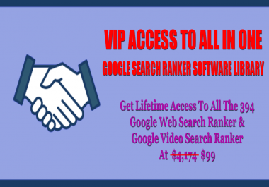 VIP Access To All In One Google Search Ranker Pro Software Bundle