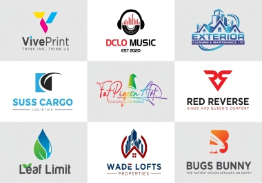 3 PROFESSIONAL logos with FREE jpg,  Psd,  Ai,  and unlimited revisions