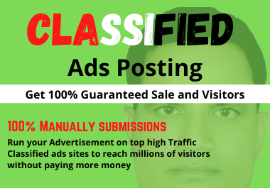 Post Your Ads Classified Sites Manually