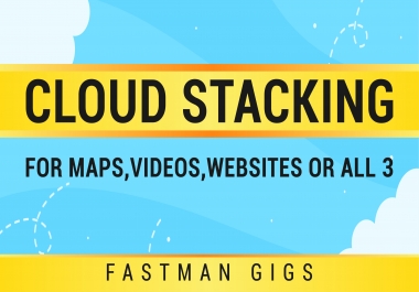 Cloud Stacking - SEO Backlinks - Video Embeds - Map Embeds