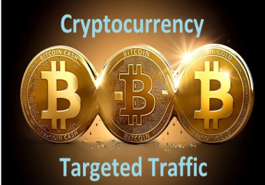 60 Days Unlimited USA Targeted Organic Crypto Currency Bitcoin Visitors