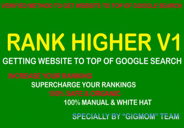 Rank Higher v1 Getting Website To Top Of Google Search - Buy 3 Get 4