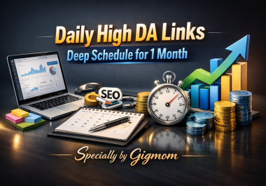 Daily 15 High DA Links - A Total 450 Links - Deep Schediule for 1 Month