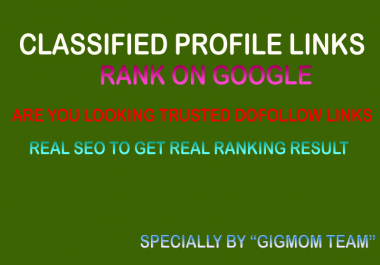 Trusted Dofollow 100 Classified Profile Links to Rank