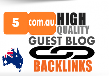 5 Dofollow Guest posts Links on Australian Sites High Da And DR and Traffic
