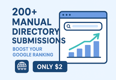 Manual 200+ Directory Submissions Approval & Active Links