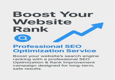 Complete SEO Optimization & Rank Improvement Service
