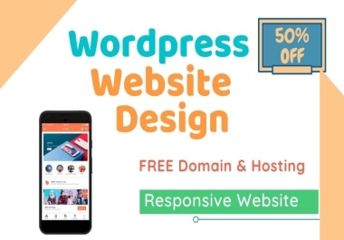I will Design a dynamic professional website on wordpress