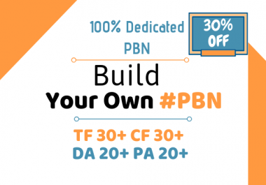 3 Dedicated pbn sites to rank your site 1