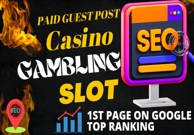I Will do Traffic Sites 10 Casino Gambling Slot CBD Guest Posting