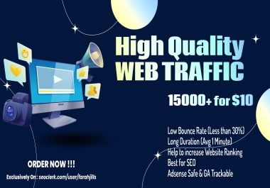 15K High Quality Page Ranking Traffic