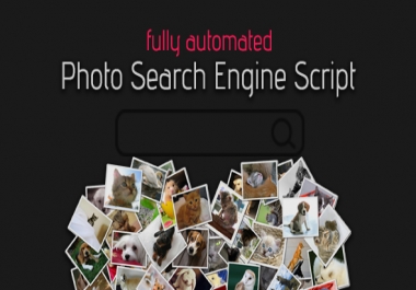 Fully Automated Photo Search Engine Script