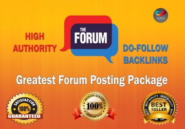 45 Unique Forum Posting Dofollow SEO Backlinks