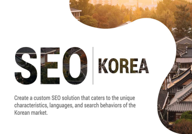I will do SEO for korean websites to increase ranking and traffic