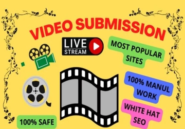 I will provide high authority 30video submission SEO services
