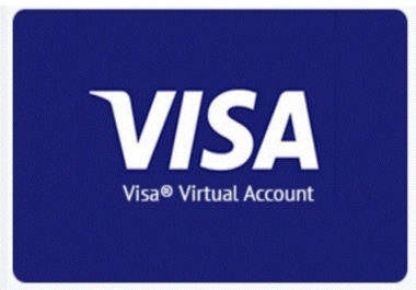 Reloadable V-I-S-A Virtual Card Account 3 USD Balance