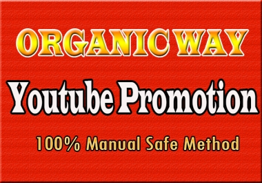 I will promote your youtube video natural organic relevant seo links
