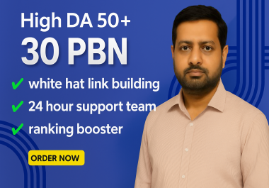 Drive Organic Traffic With High DA 50+ Relevant Contextual PBN Backlinks