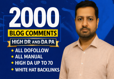 I will create 2000 Manual Blog Comment Backlinks and Boost Your SEO Efforts Today