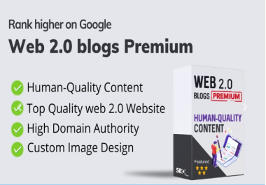 10 Top Quality Web 2.0 Blogs Backlinks Shared accounts