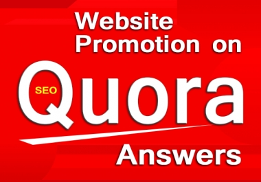 Fast Google Rank your website on Quora Answers with live URL