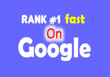 GOOGLE 1st PAGE very FAST - with extremely strong backlinks and Indexing for cheap price