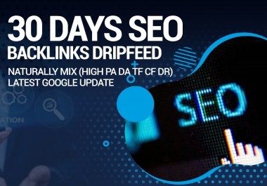 Do Rank Your Website on Google Top,  SEO Backlinks 30 Days Dripfeed Manual Work