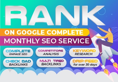 Rank On Google First Page With Complete SEO Service for