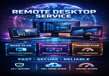 Get Cheap remote desktop service RDP. Your second computer