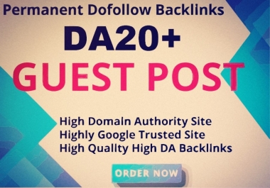 Create 30 Guest post on high authority sites