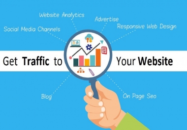 Provide DAILY 300+ Organic And Social Web Traffic for a month