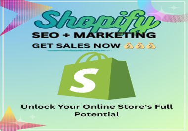 Shopify Sales SEO + Adverts + Promotion 30 Days