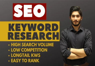 Keyword Research I Will Conduct Professional Keyword Research On ur Website or Business