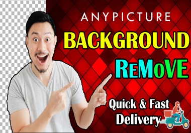 I will remove background any images quickly