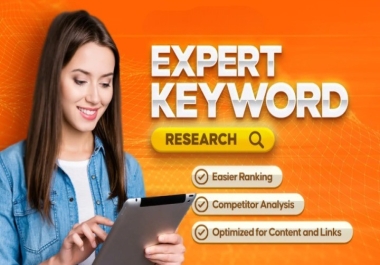 Research 50 most profitable keywords for your site