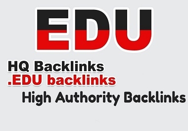 Build 20 US Based EDU. GOV HIGH Authority Backlinks