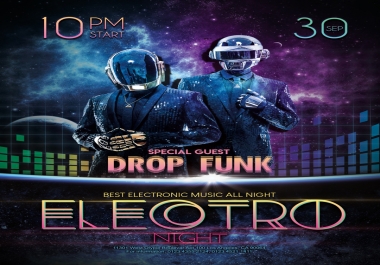 I will design for you high quality professional custom flyers for any and all occasions