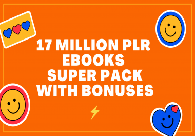 17 Million PLR Articles All Niches Super Pack