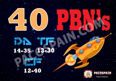 Build 40 Dofollow PBNs To Get You Ranked