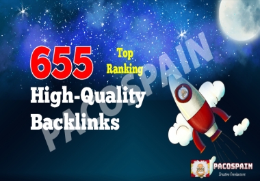 655 HIGHEST RANKING BACKLINKS WITH PDF,  WEB,  PROFILE FORUM etc.
