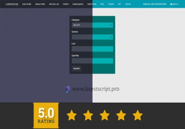SMM Panel Script - Latest Panel On The Market - API Enabled