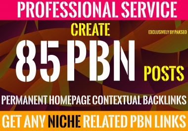 Build 85 Homepage Posts DA up to 60 Plus PBNs