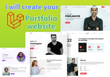 Create an effective Laravel portfolio website for you. Which will help you to introduce yourself wit